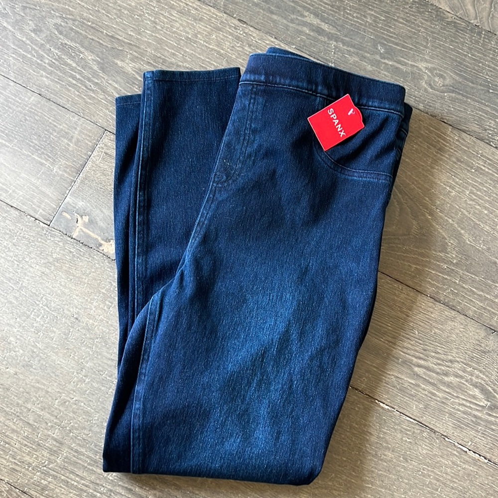 Spanx Jean-ish leggings NWT 1X